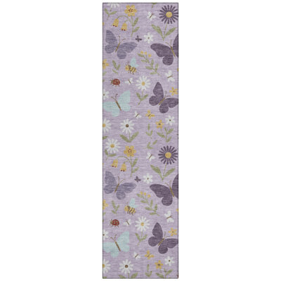 Machine Washable Indoor/Outdoor Chantille ACN2618 Kids Rug
