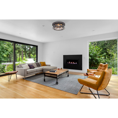 Masuda Glass Flush Mount