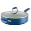 Anolon Advanced Home Hard Anodized Nonstick Sauté Pan with Helper Handle and Lid, 5 Quart-409514524