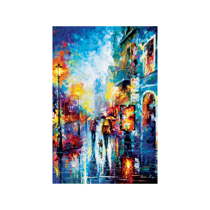 Melody Of Passion by Leonid Afremov - Wrapped Canvas Painting, 66.04 cm H x 45.72 cm W x 1.91 cm D