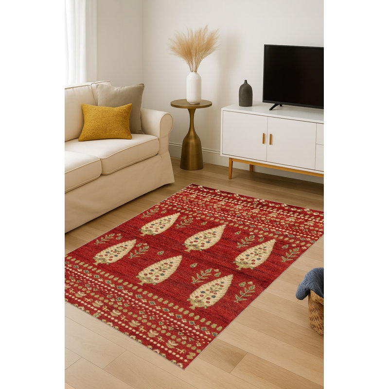 Tapis tissé à la main Mosso, 3'11" x 5'11"