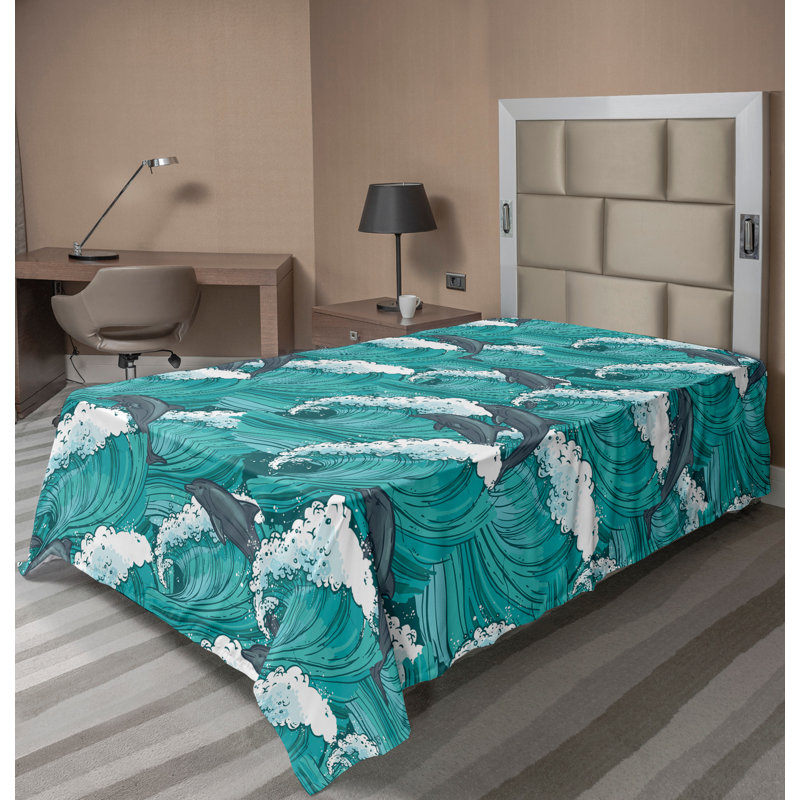 Drap de mer Ambesonne, Drap plat pour lit simple