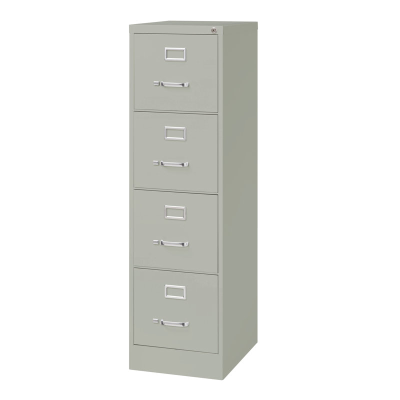 Patirica Bottorf 4-Drawer Vertical Filing Cabinet, Gray
