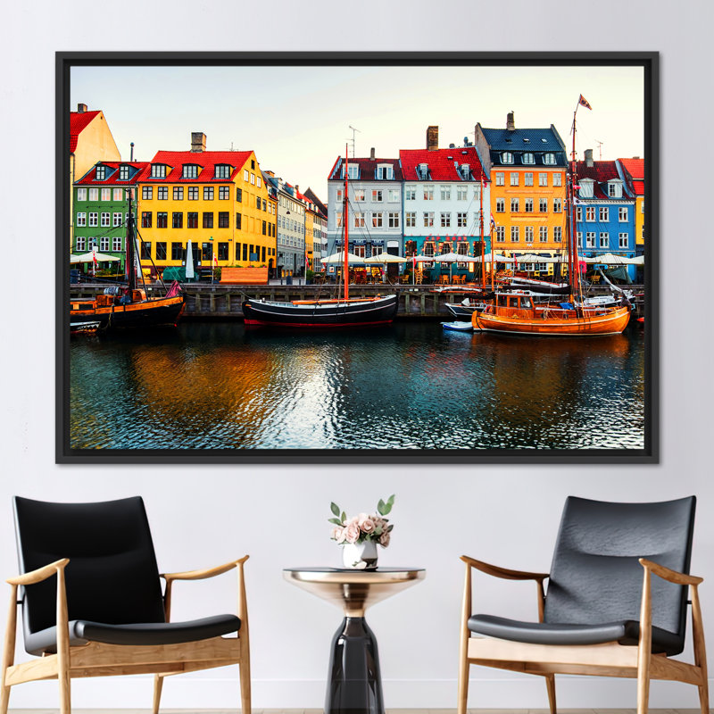 Print on Canvas, Black Floater Framed, 20 cm H x 30 cm W
