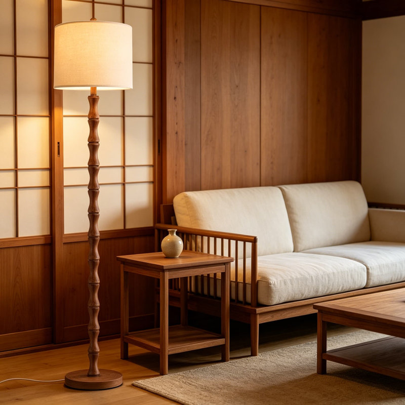 Lampe sur pied Farmhouse avec télécommande - DEL à intensité variable avec 3 températures de couleur, luminosité réglable, lampe sur pied en résine rétro pour le salon, la chambre à coucher et le bureau