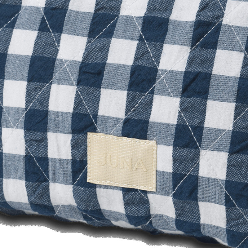 Trousse de maquillage Baek And Bolge Nola, Bleu foncé / Blanc