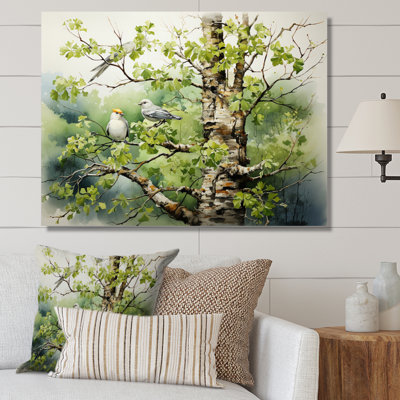 " Green Tree Bird Sycamore Serenade "