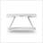 Contemporary Style White 1Pc Sofa Table High Gloss Finish Chrome Frame Console Table Gorgeous Living Room Furniture