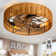 Kedran 19" Enclosed Low Profile Ceiling Fan with Lights and Remote Control