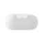 Baignoire de 67 pouces en blanc brillant avec garniture-105506257