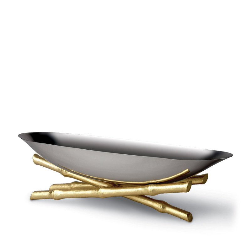 Large Bamboo Boat Box