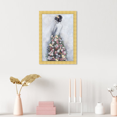 Princess"", Glam Ballerina Dress Modern Blue Framed Wall Art Print For Bedroom -  Oliver Gal Prints, 42359_10x15_PAPER_GFLAT