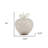 Cutright 14" Silver Faux Crystal Apple Sculpture