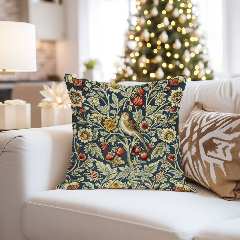 Animals William Morris Birds Damask Pattern I Cottage