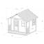 AXI 202cm W x 191cm D Outdoor Hemlock Wood Playhouse