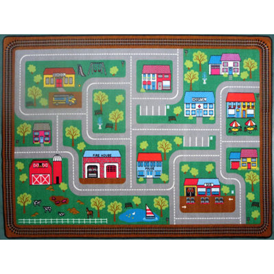 Tapis vert tissé à la machine Ditmars