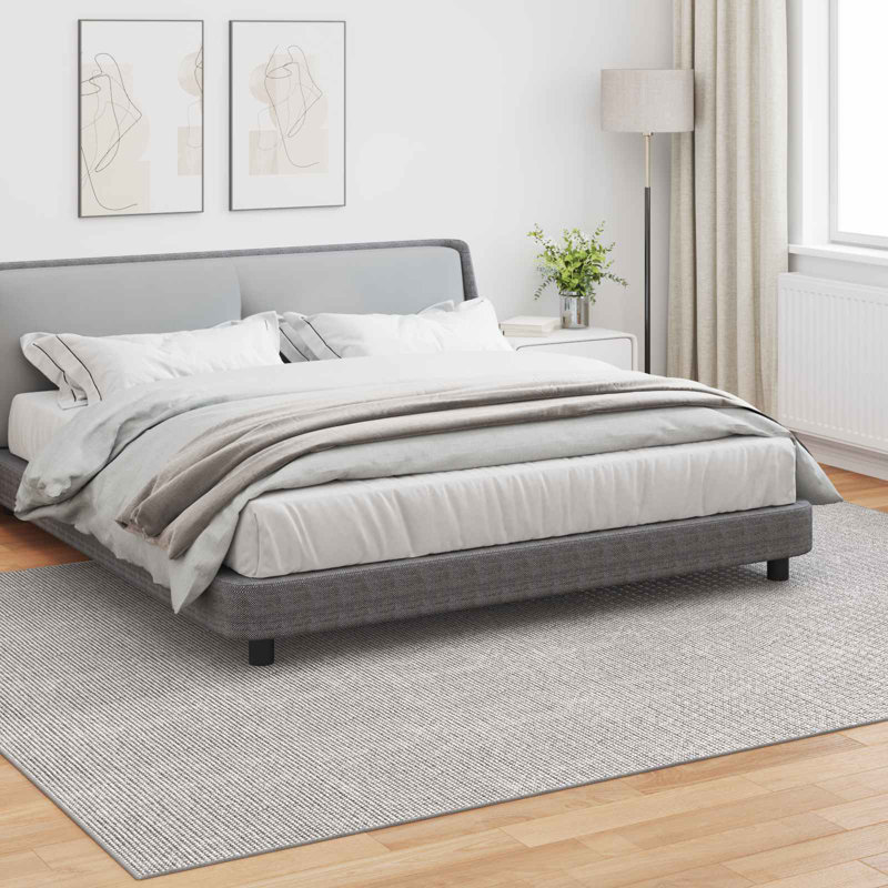 Modern Indoor Rug, Cream/Grey, Rectangle 240 x 340 cm