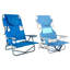 Chaise de plage autruche sur votre dossier et chaise de plage pour femme Comfort On Your Back, bleu