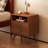 Drawer Nightstand In Dark Walnut-444070670