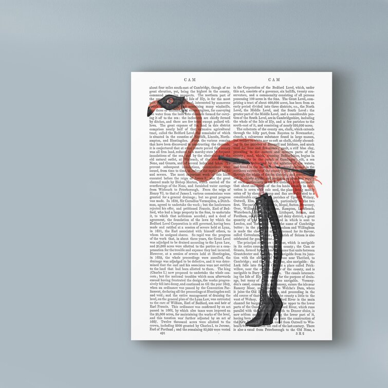 Flamingo with Kinky Boots, Bird Art Print, Wall Art — FabFunky