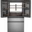Café ENERGY STAR 23.2 Cu. Ft. Smart Counter-Depth 4-Door French-Door Refrigerator In Platinum Glass With Dual-Dispense Autofill Pitcher