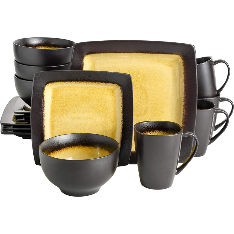 Gibson Elite Stoneware Dinnerware Set - Service for 4