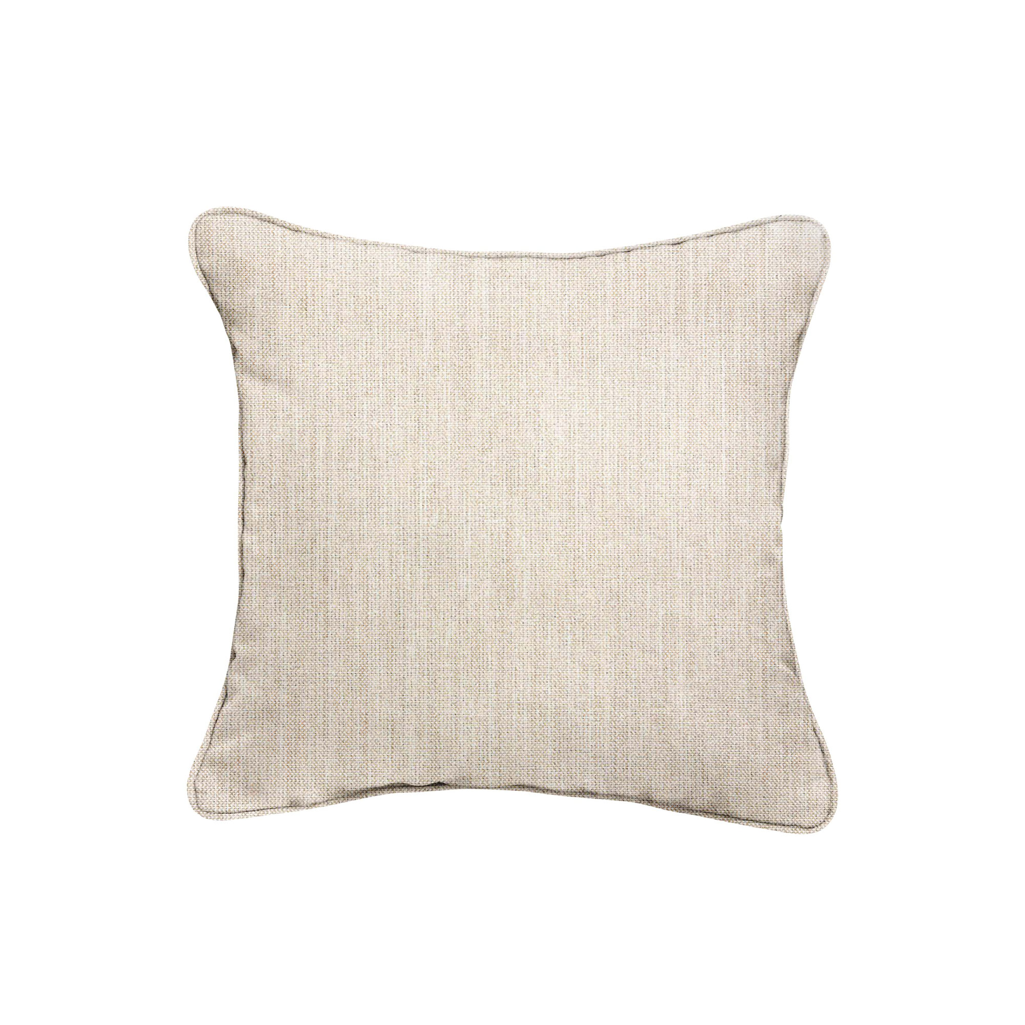 Ansonia Sunbrella® Indoor/Outdoor Throw Pillow, 22" x 22", Cast Pumice