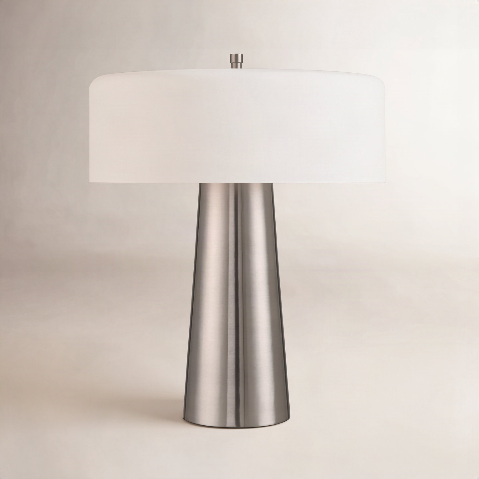 Devina Table Lamp, Silver