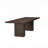 Rylan Modern Wood Dining Table With Ribbed Double Pedestal Base-119606556