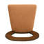 Ensemble de 2 tabourets de comptoir sans accoudoirs (noyer + caramel)