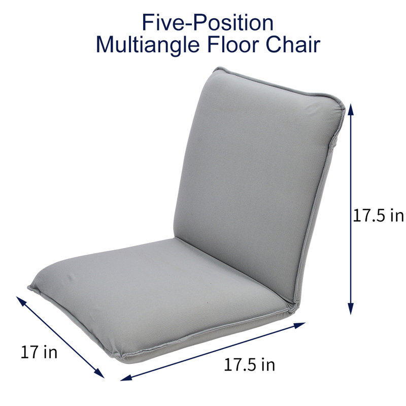 Chaise de jeu pliante Sundale, Gris clair