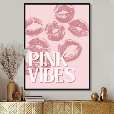 Pink Vibes Kisses - Cowgirls Wall Decor