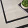 Nourison Essentials Ivory Black Indoor/Outdoor Area Rug
