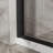 Double Sliding Glass Shower Door  60 In. W X 72 In. H Aluminum Framed Shower Enclosure With SGCC Clear Tempered Glass, Stainless Steel Hardware, Matte Black