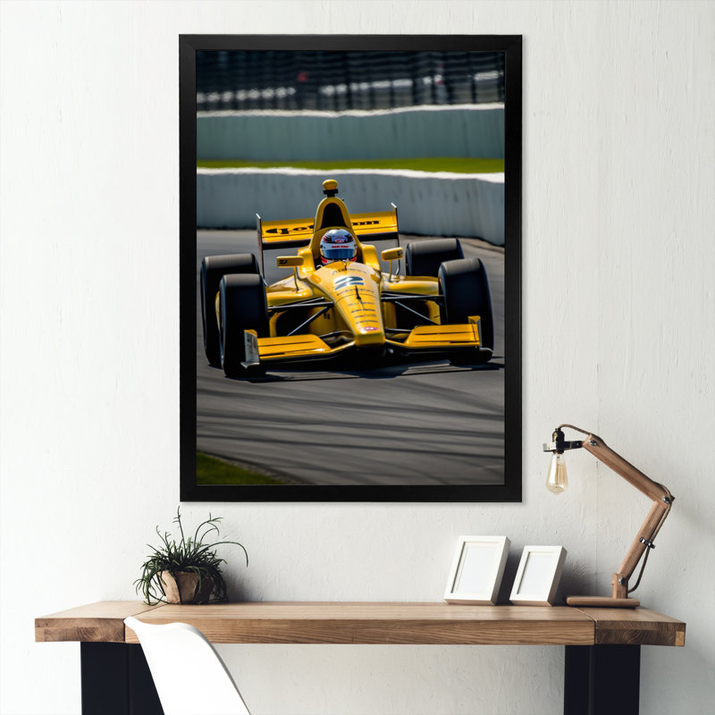 Speedway Formule Car Rush II, H 20 po x l 12 po x P 1 po, Cadre photo noir