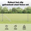 Vidaxl Welded Wire Fence With 7 Spike Posts Steel-114858680-114858698