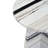 Modern Striped Handmade Marble Side Table