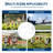 Soccer Goals for Backyard Soccer Goal 12x6 FT, Large Metal Soccer Goal with 2" Steel Goal Post and High-Density Net, Outdoor Practice Equipment for Youth Adults and Kids, White