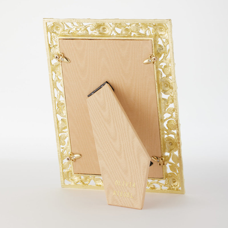 Ellarose Metal Picture Frame, 5" W x 7" H, Gold