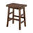 Pomona 26" Counter Height Bar Stool with Solid Wood Seat and Black Metal Legs, Brown-1912557551-1952015979