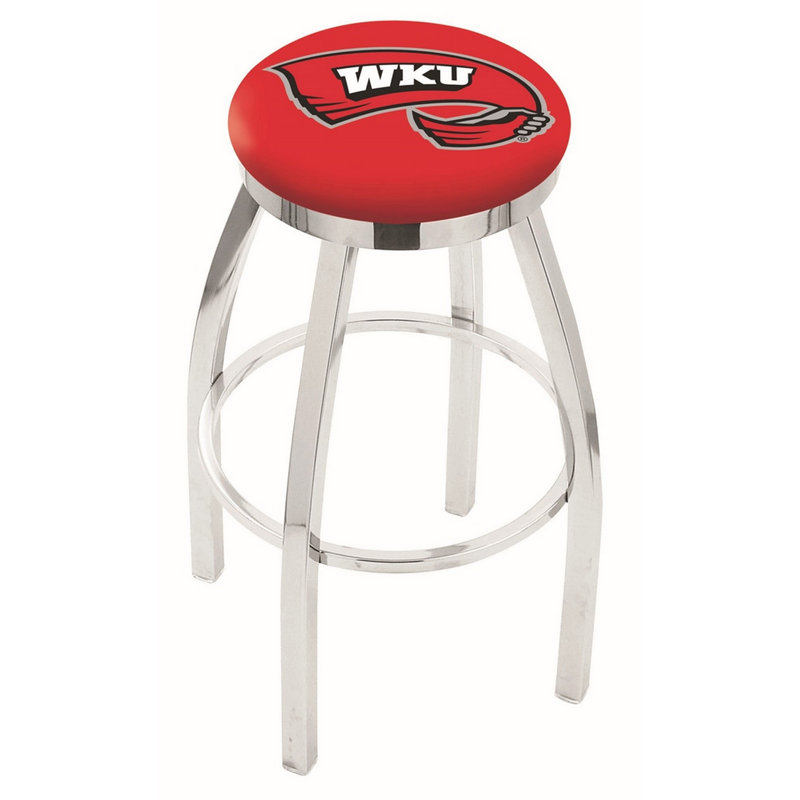 NCAA Swivel Counter and Bar Stool, Western Kentucky, "Bar Stool (30" Seat Height)"
