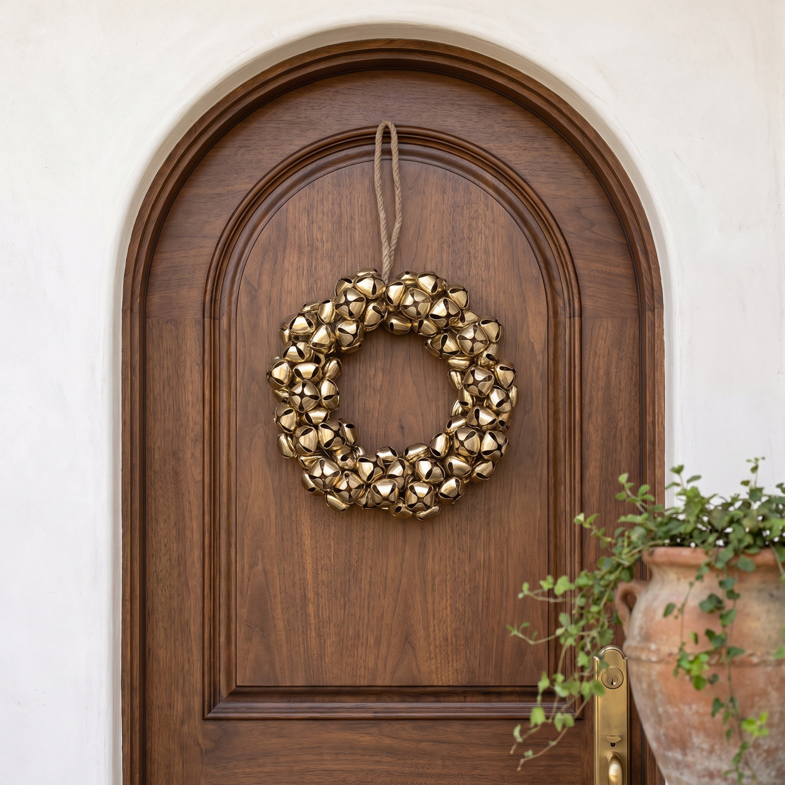 Metal Bell Wreath