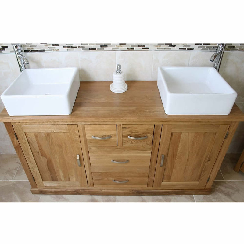 Elmore 1430mm Single Bathroom Vanity with Vessel Ceramic Basin