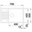 Zia Single Bowl Inset Kitchen Sink-110908820