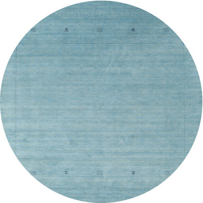 Tapis de zone bleu contemporain
