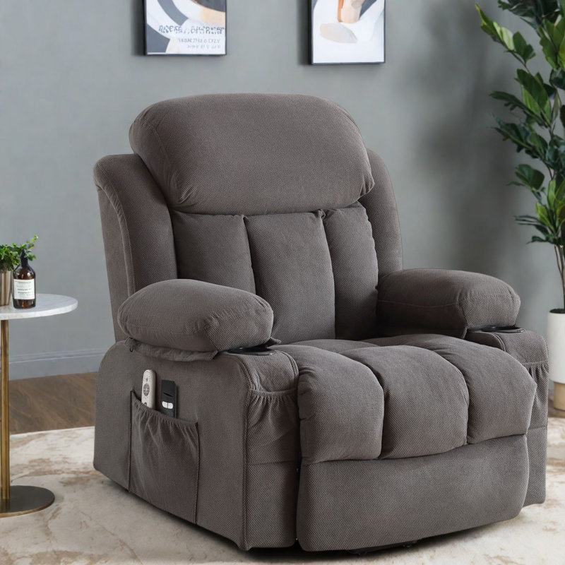 Power Lift Recliners With Heat Massage, Metal Frame, Modern Design For Living Room