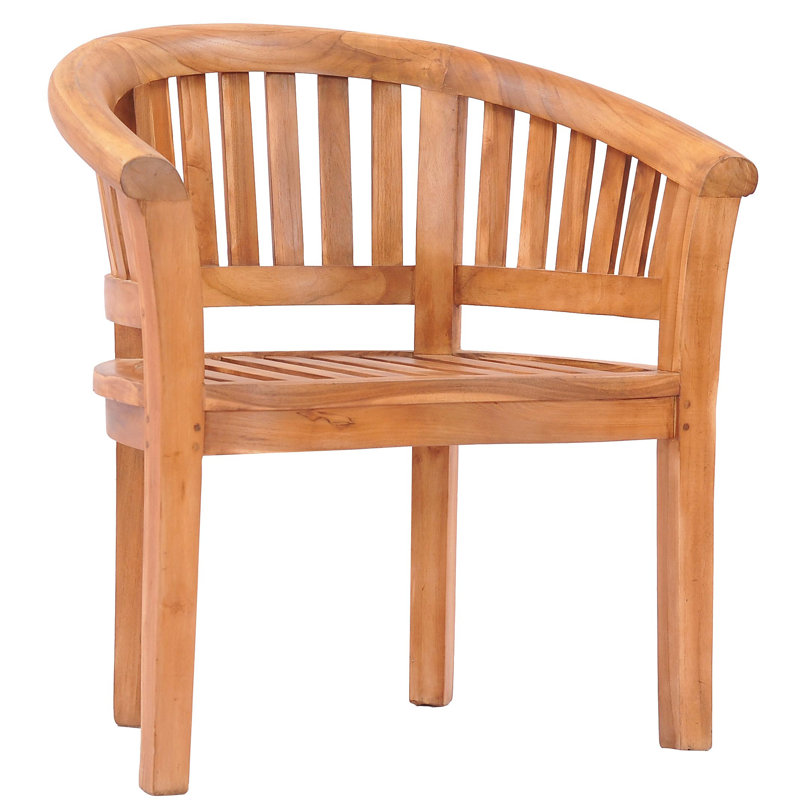 Peanut Teak Patio Dining Chair