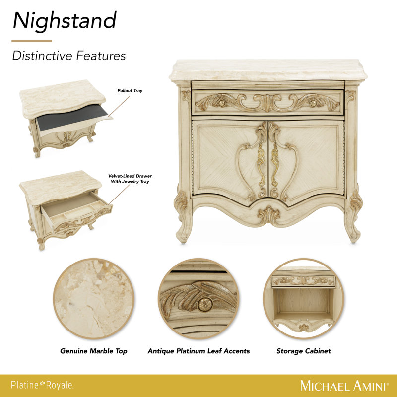 Platine De Royale 1 - Drawer Nightstand