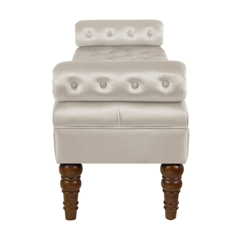 Banc rembourré 51,48 po, Champagne