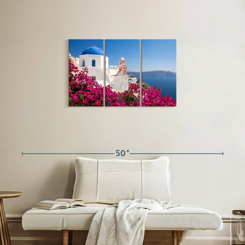 Kavia Santorini Cycladic Architecture, 20" H x 33" W